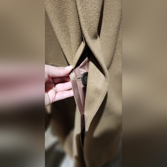 Tessuto Italian Cashmere Blend unisex Vintage Coat - Picture 6 of 10
